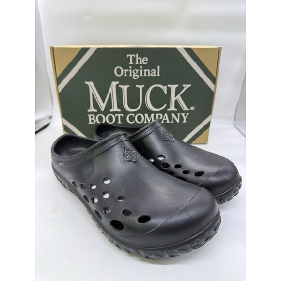 Muck Boots Men\'s Muckster Lite Black Clog Slip On Shoes MLC000 Size 12 M main image 7